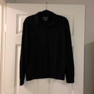 Black Brown Pullover Sweater